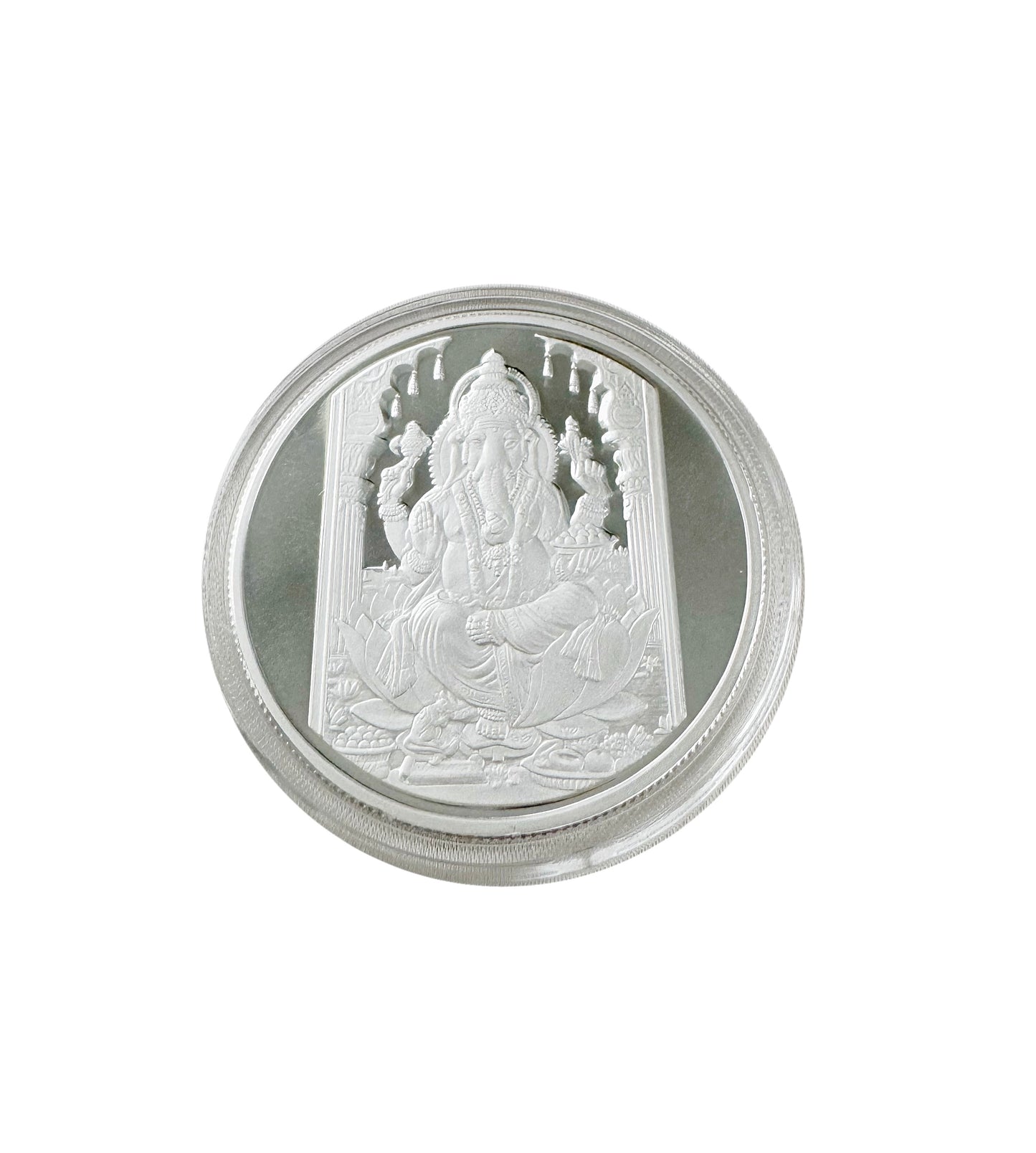 Ganesh Silver Coin