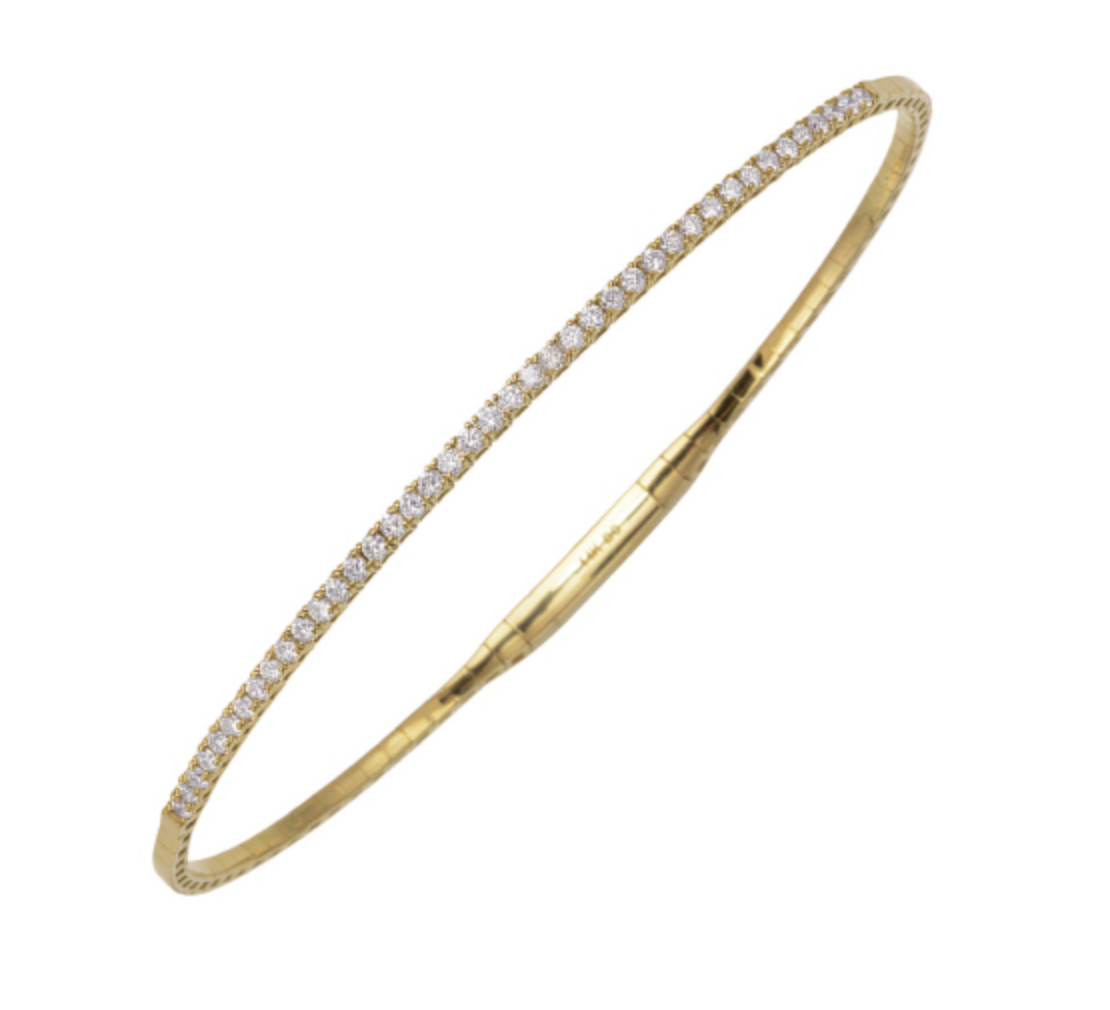 Diamond Flex Bangle - YG