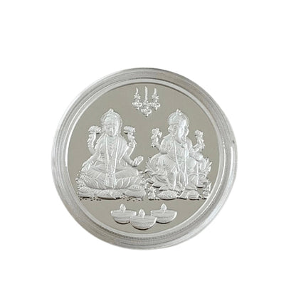 Lakshmi Ji/Ganesh Silver Coin
